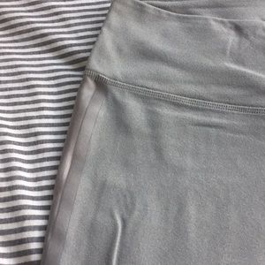 Vintage Nike Dri-fit Grey Cropped Leggings